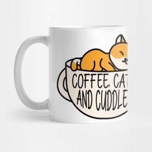 Coffee, cats and cuddles Mug